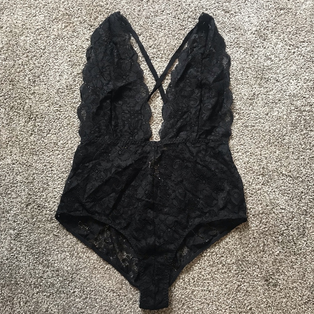 Nearly New Sexy Lace Bodysuit